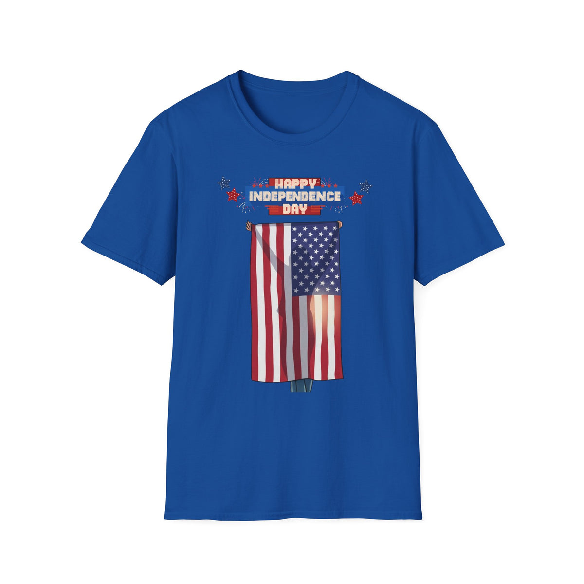 July 4th Flag Holder - G64000 Unisex T- Shirt