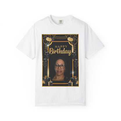 Black & Gold B Day Personalize It! Tee - Unisex T-shirt