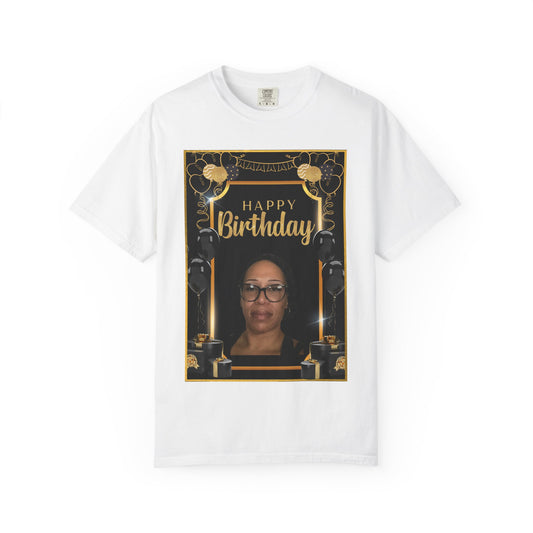 Black & Gold B Day Personalize It! Tee - Unisex T-shirt