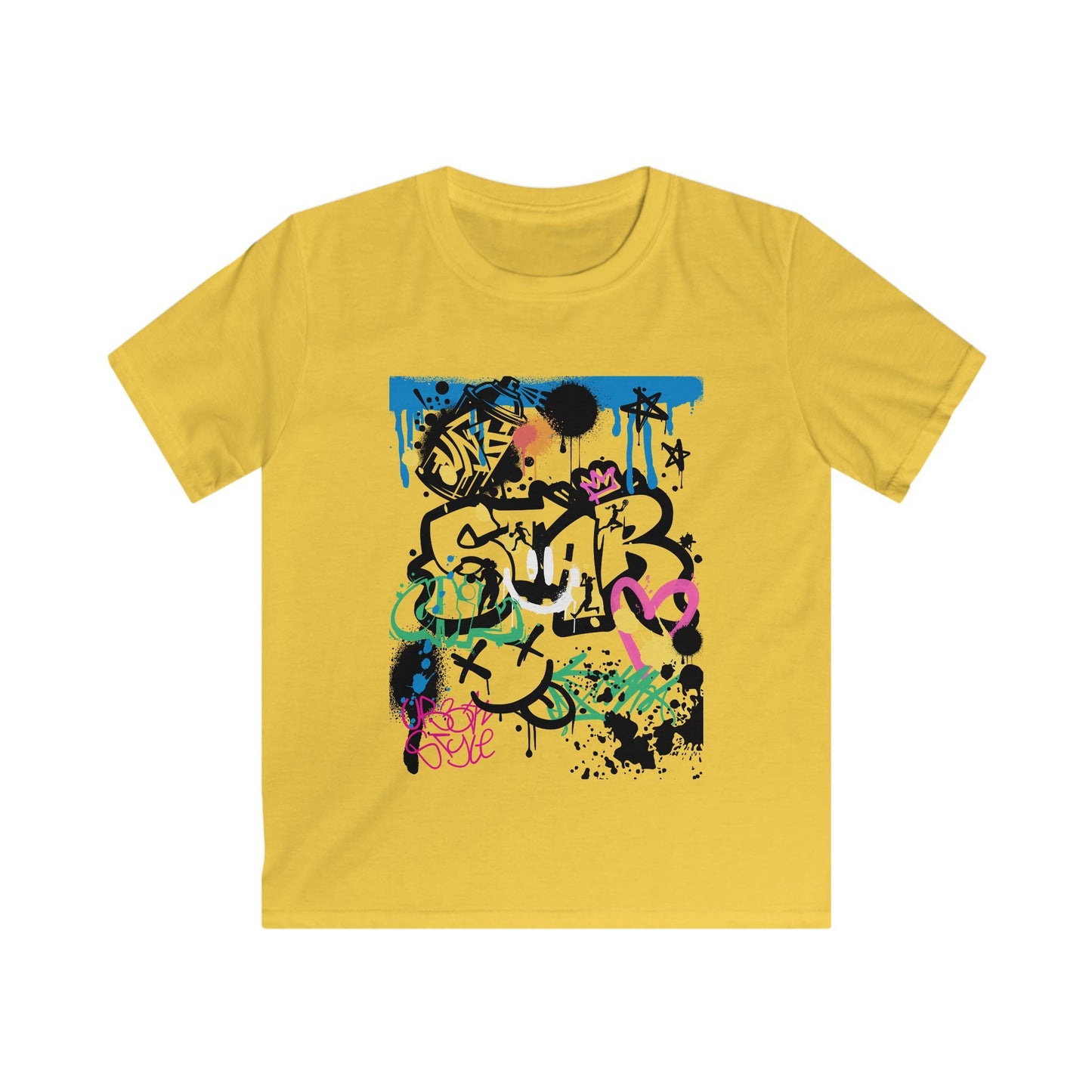 Graffiti Big Girls B Ball Tee - Youth T-Shirt