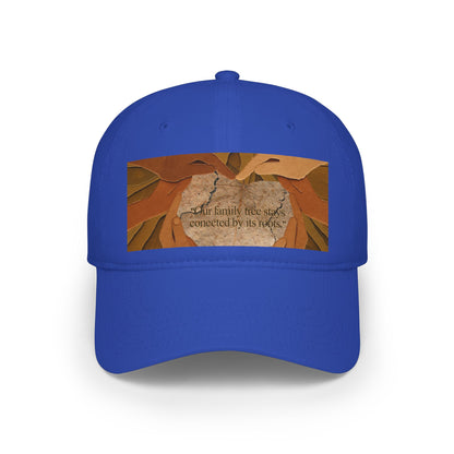 Unisex Family Leaf Low-Profile Baseball Cap - Printed