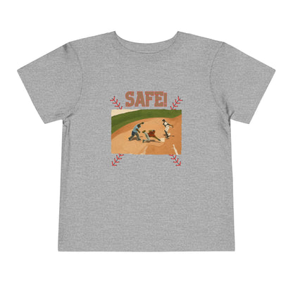 Safe Baseball Tee - Toddler Graphic T-Shirt