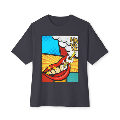 Comic 3Ha Tee – Oversized Box Graphic T-Shirt