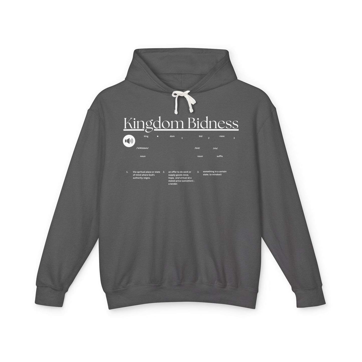 Kingdom — Unisex Lightweight Hooded Sweatshirt