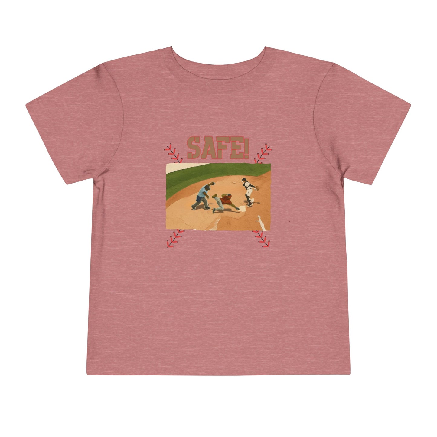 Safe Baseball Tee - Toddler Graphic T-Shirt