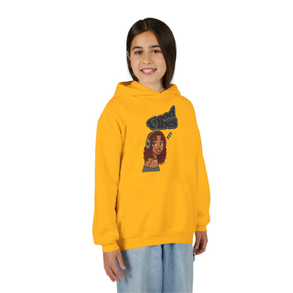 Her Cool Vibes - Kids/Youth Hoodie Gildan 18500B