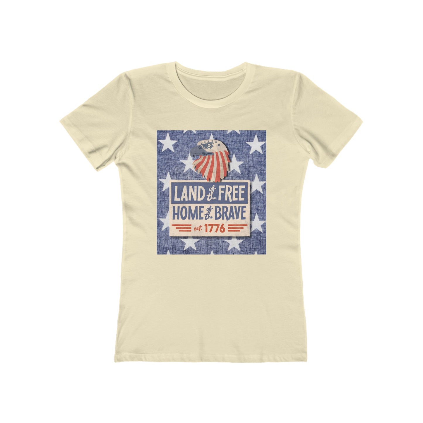 Land of Free Tee - Women’s Boyfriend Fit Celebration T-Shirt