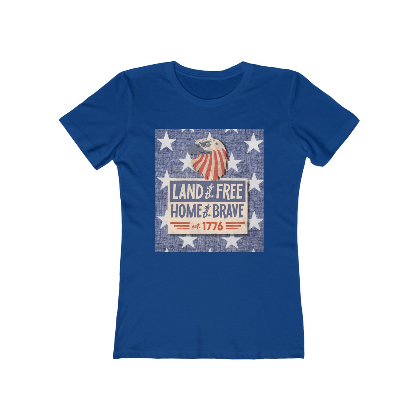 Land of Free Tee - Women’s Boyfriend Fit Celebration T-Shirt