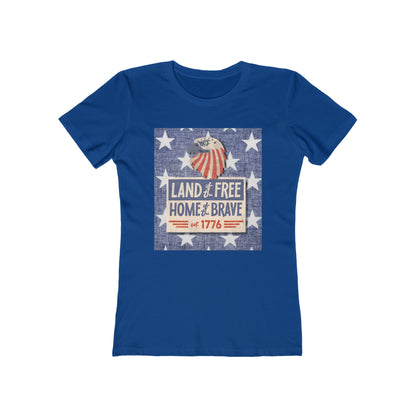 Land of Free Tee - Women’s Boyfriend Fit Celebration T-Shirt