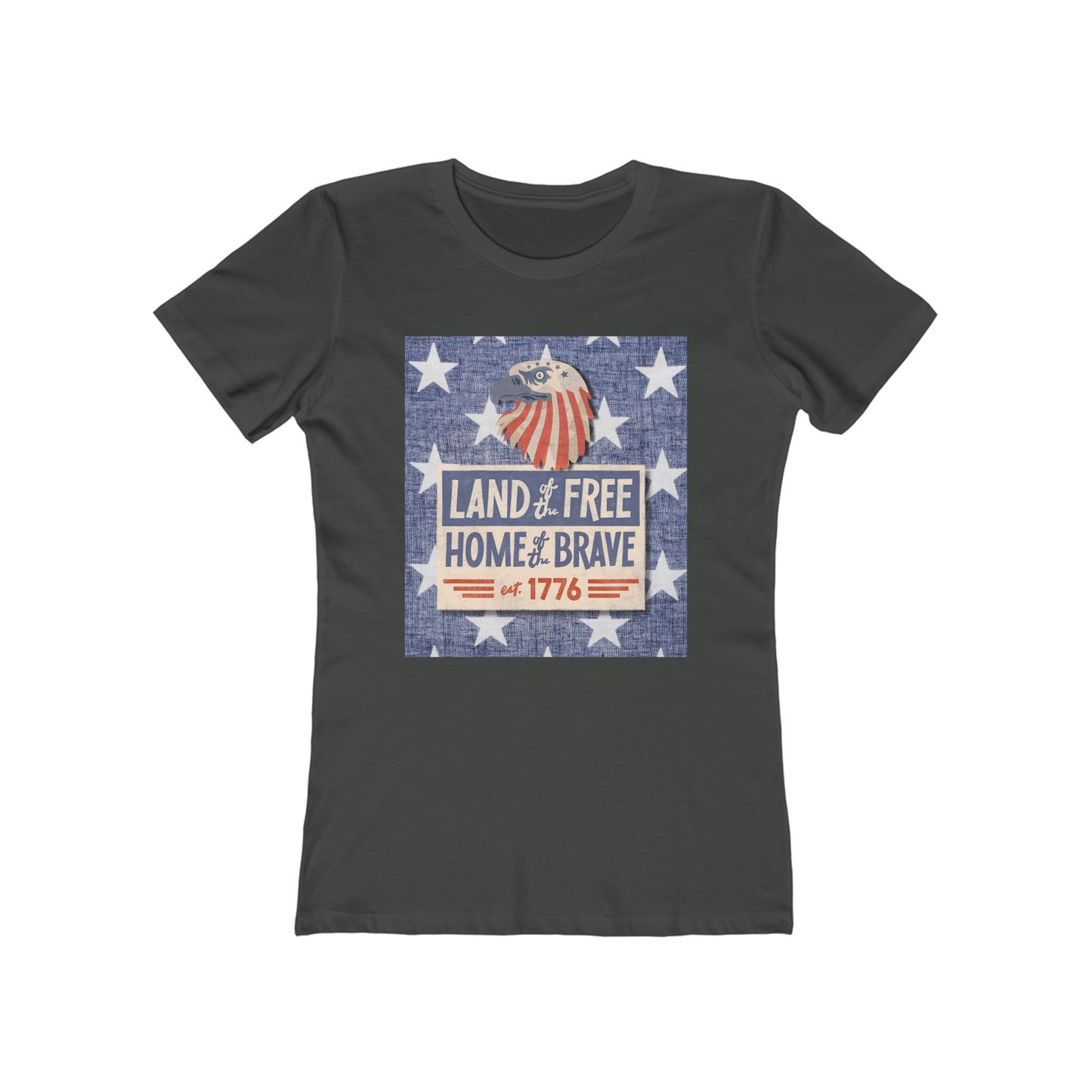 Land of Free Tee - Women’s Boyfriend Fit Celebration T-Shirt