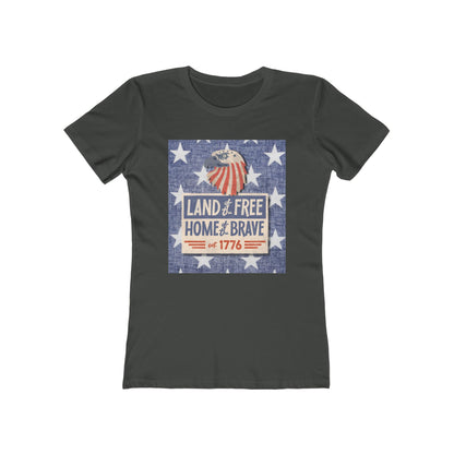 Land of Free Tee - Women’s Boyfriend Fit Celebration T-Shirt