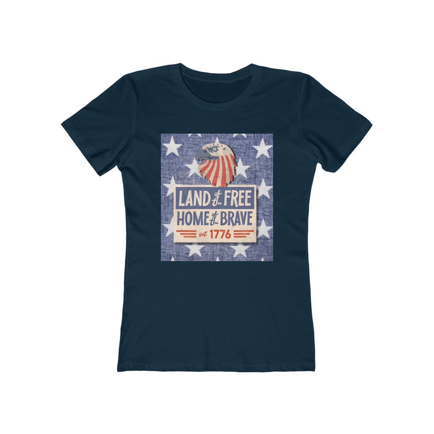 Land of Free Tee - Women’s Boyfriend Fit Celebration T-Shirt