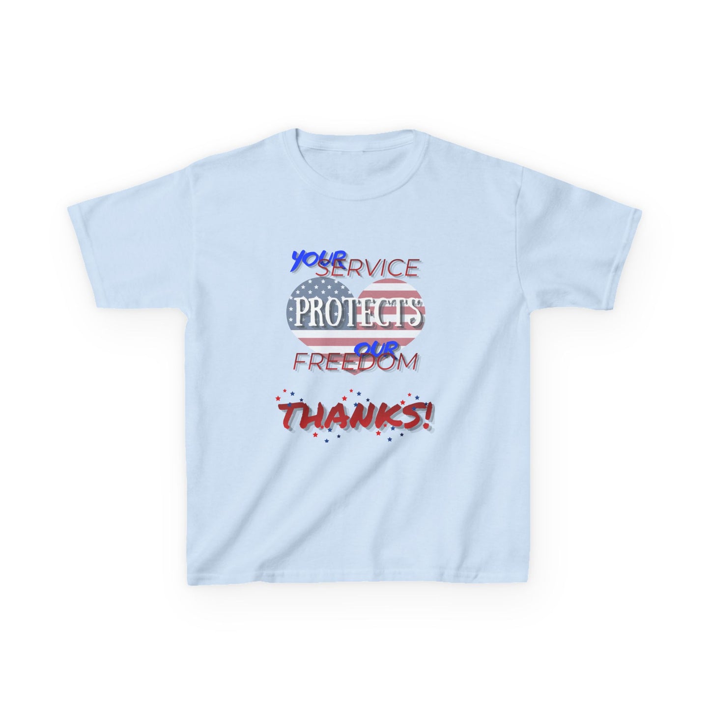 Thanks 4 Service Memorial Day Tee - Kids T-Shirt