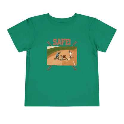 Safe Baseball Tee - Toddler Graphic T-Shirt
