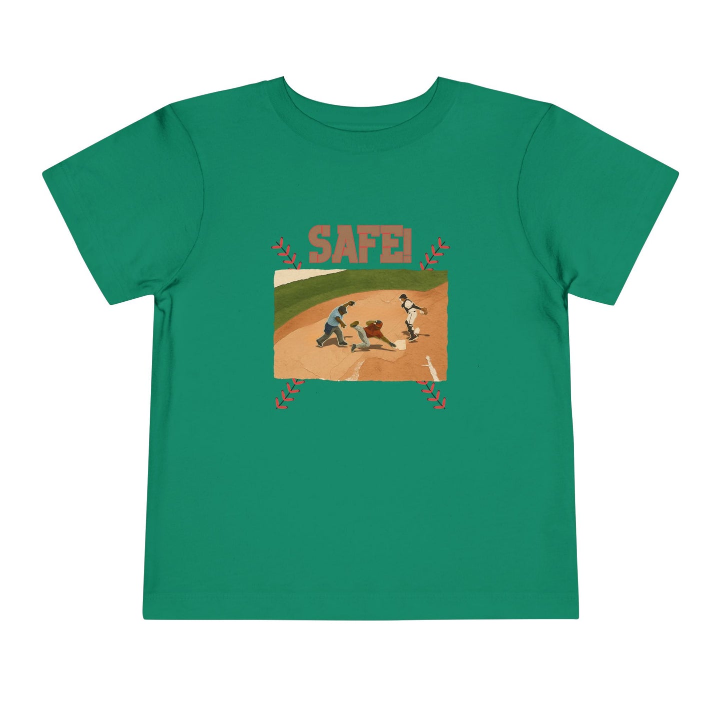 Safe Baseball Tee - Toddler Graphic T-Shirt