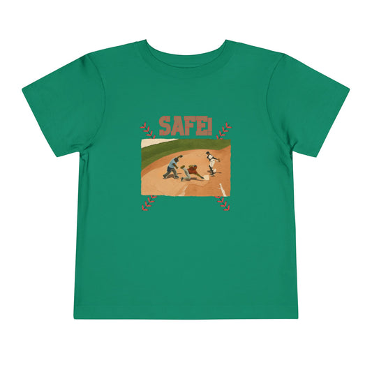 Safe Baseball Tee - Toddler Graphic T-Shirt