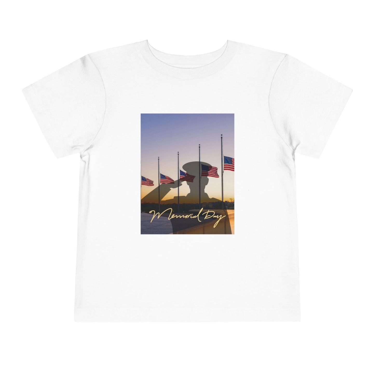 Half Mast Memorial Day Tee — Toddler Graphic T-Shirt