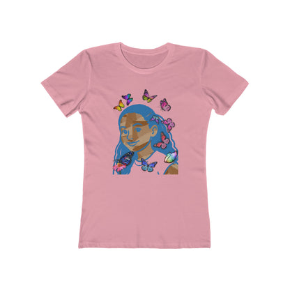 Blue Melanin Tee - Women’s Boyfriend Fit Celebration T-Shirt