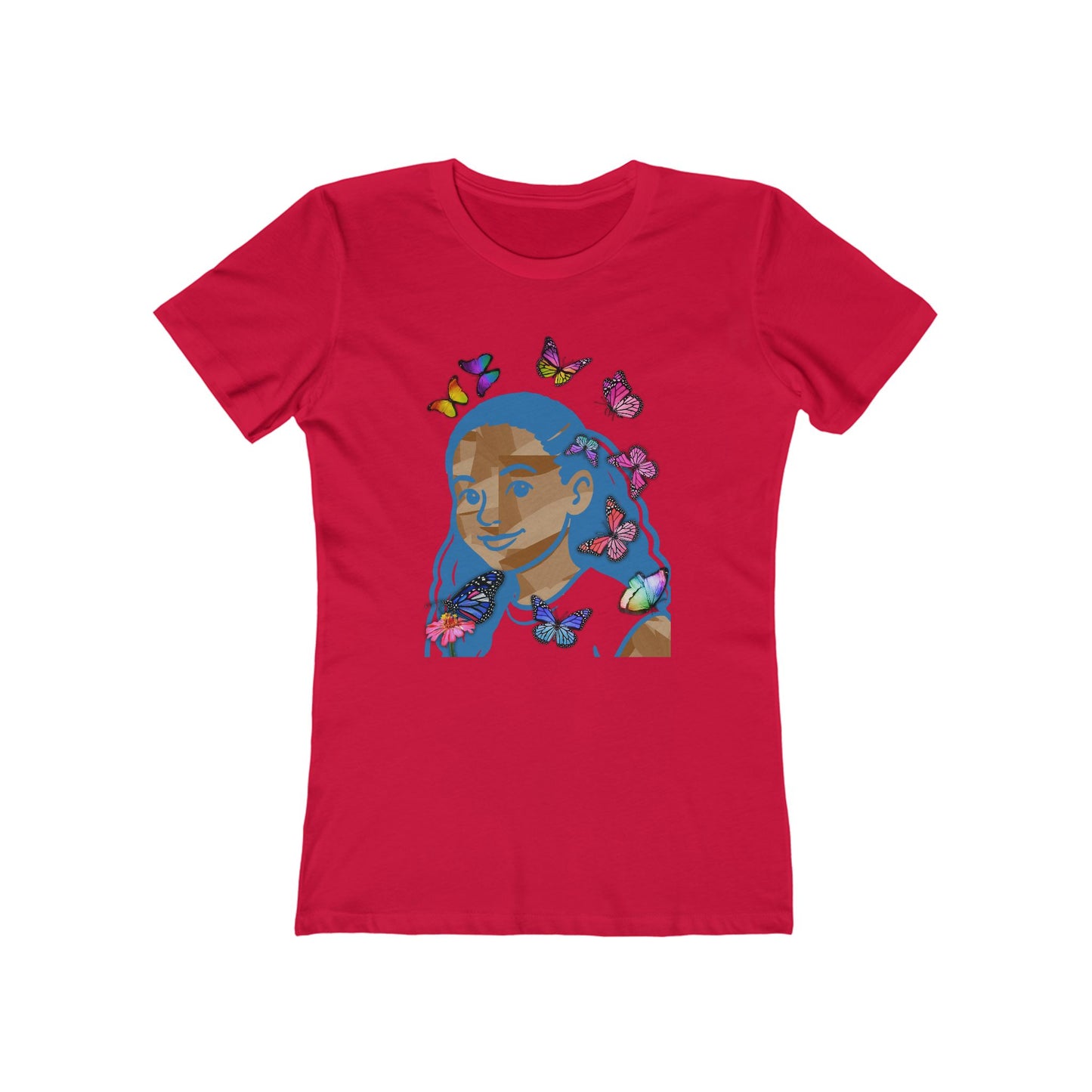 Blue Melanin Tee - Women’s Boyfriend Fit Celebration T-Shirt