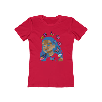 Blue Melanin Tee - Women’s Boyfriend Fit Celebration T-Shirt