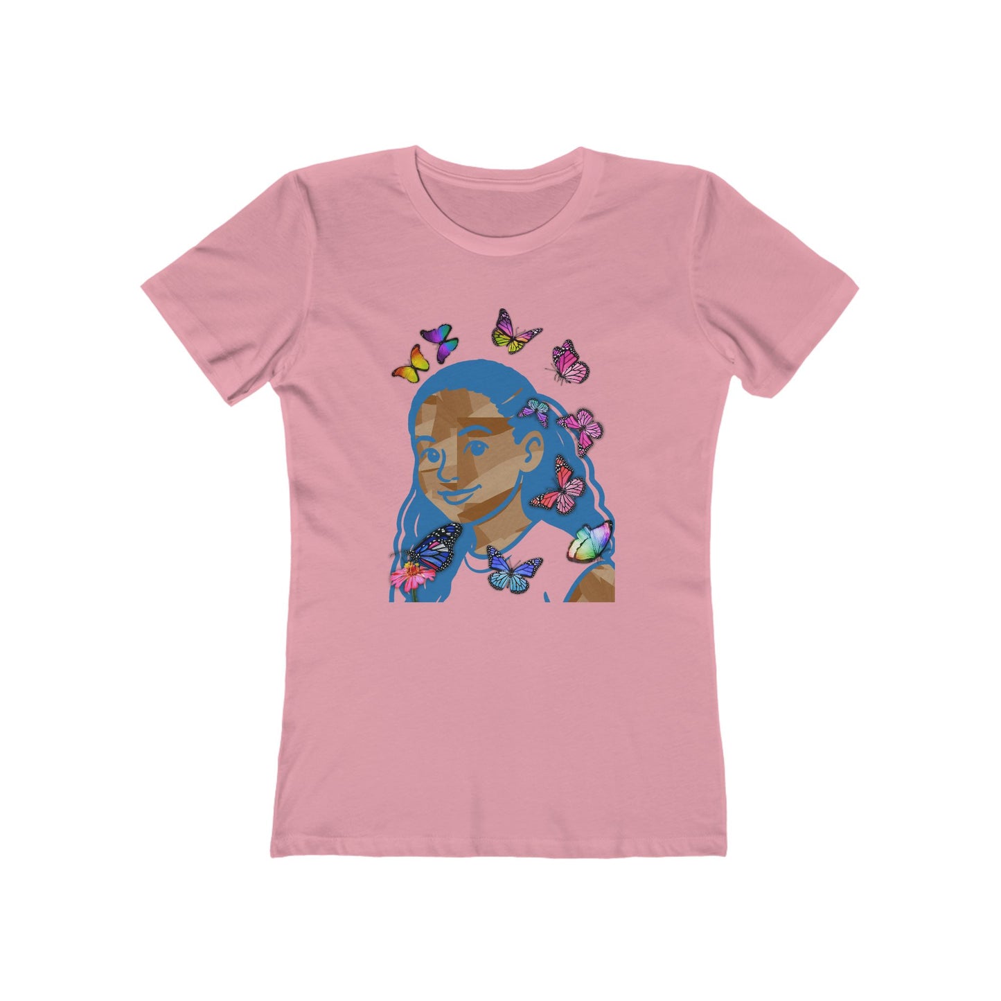 Blue Melanin Tee - Women’s Boyfriend Fit Celebration T-Shirt