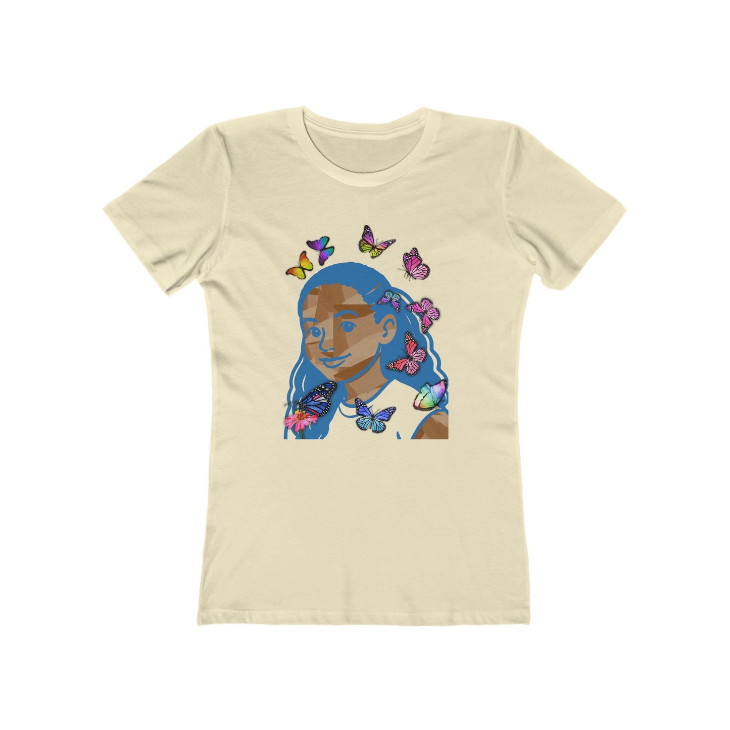 Blue Melanin Tee - Women’s Boyfriend Fit Celebration T-Shirt