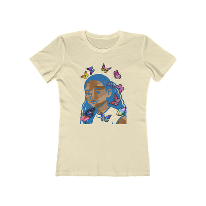 Blue Melanin Tee - Women’s Boyfriend Fit Celebration T-Shirt