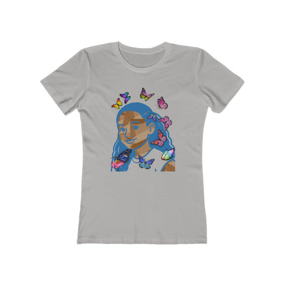 Blue Melanin Tee - Women’s Boyfriend Fit Celebration T-Shirt