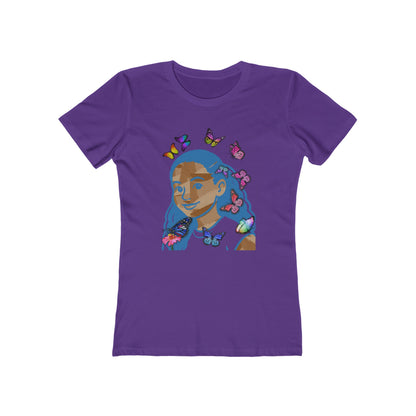 Blue Melanin Tee - Women’s Boyfriend Fit Celebration T-Shirt