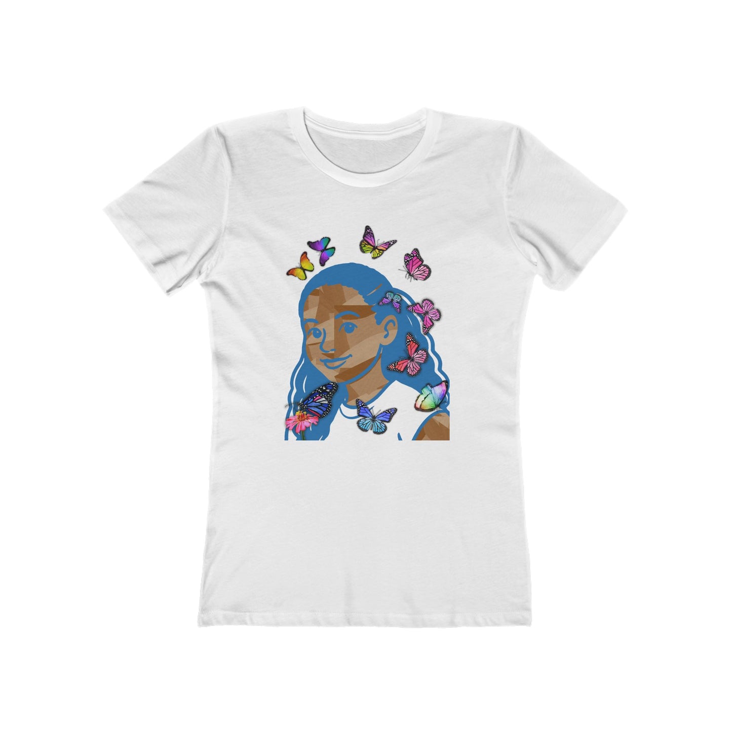Blue Melanin Tee - Women’s Boyfriend Fit Celebration T-Shirt