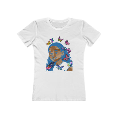 Blue Melanin Tee - Women’s Boyfriend Fit Celebration T-Shirt