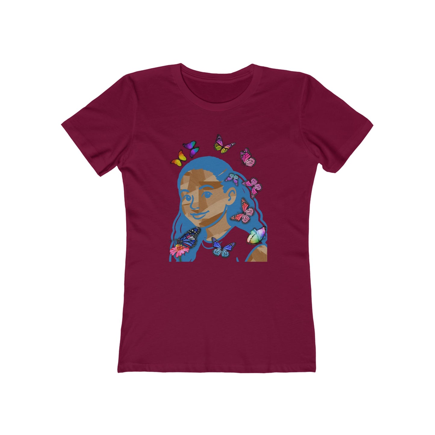 Blue Melanin Tee - Women’s Boyfriend Fit Celebration T-Shirt