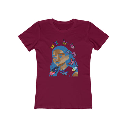 Blue Melanin Tee - Women’s Boyfriend Fit Celebration T-Shirt