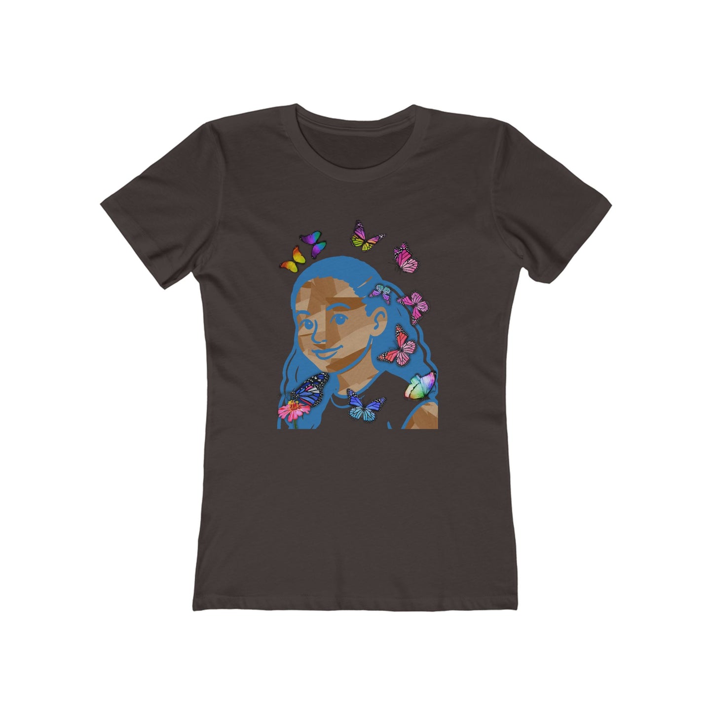 Blue Melanin Tee - Women’s Boyfriend Fit Celebration T-Shirt