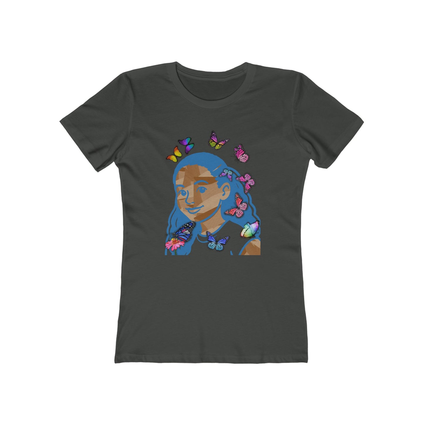 Blue Melanin Tee - Women’s Boyfriend Fit Celebration T-Shirt