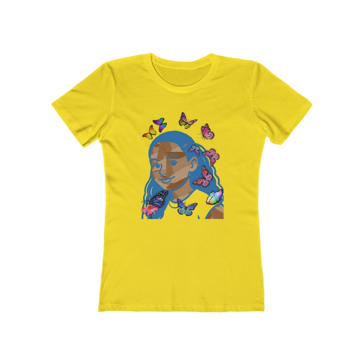 Blue Melanin Tee - Women’s Boyfriend Fit Celebration T-Shirt