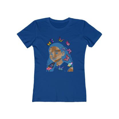 Blue Melanin Tee - Women’s Boyfriend Fit Celebration T-Shirt