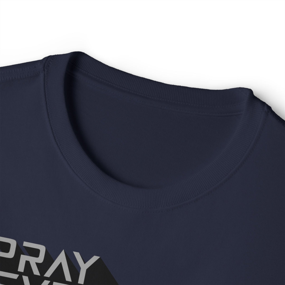 Pray Everyday – Oversized White Letter Box Graphic T-Shirt