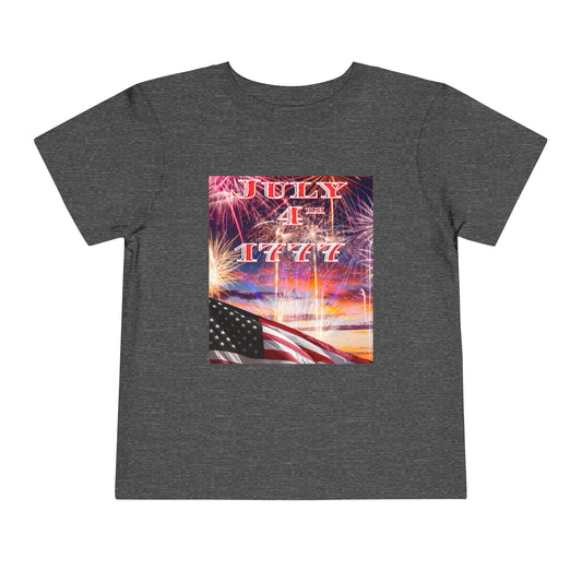 July 4th 1777 Tee - Toddler Graphic T-Shirt