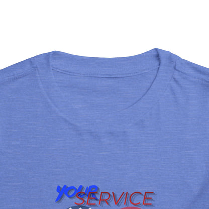 Thanks 4 Service Memorial Day — Toddler Graphic T-Shirt