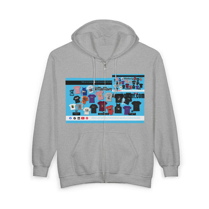 Personalize It! Gray Business Full - Zip Hoodie