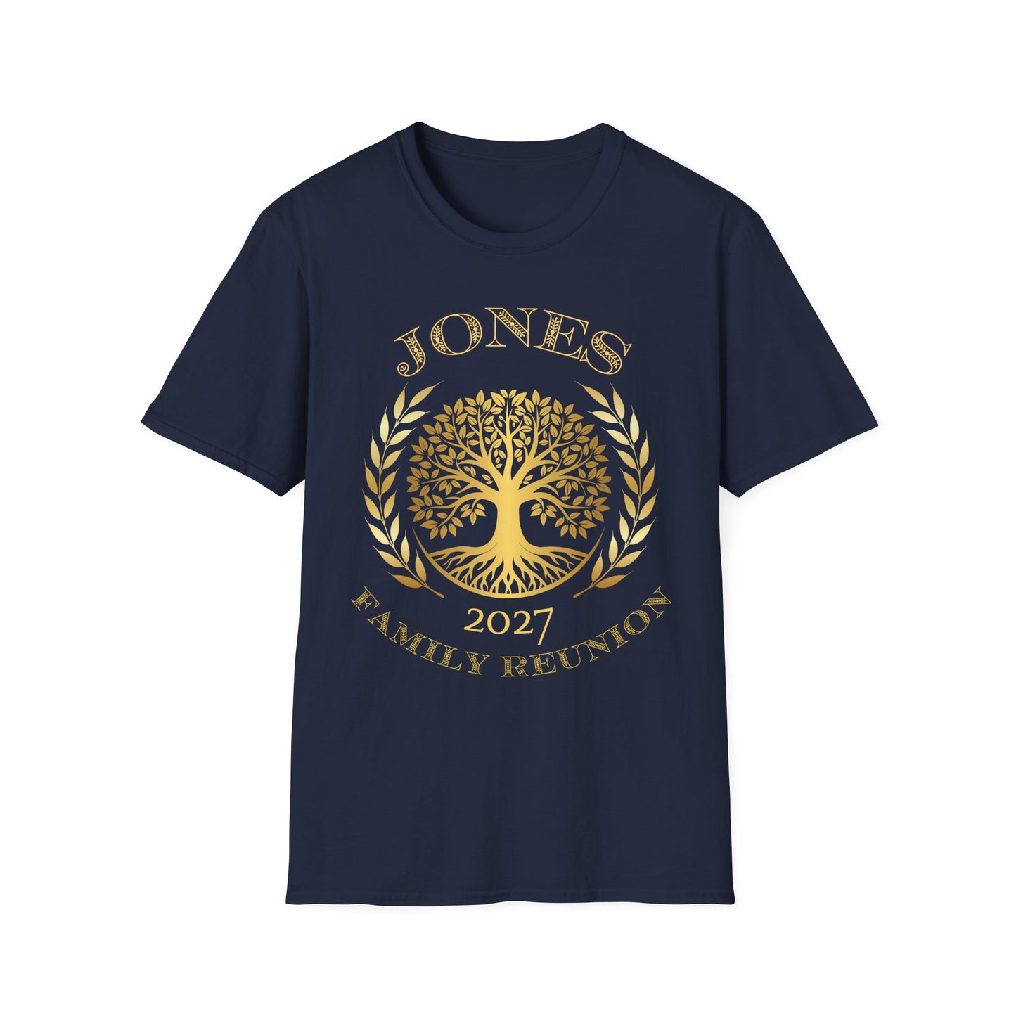 Gold Jones FR Tee — Unisex Softstyle T-Shirt $16.47-$20.80