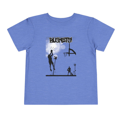 Buckets Basketball Tee — Toddler Graphic T-Shirt