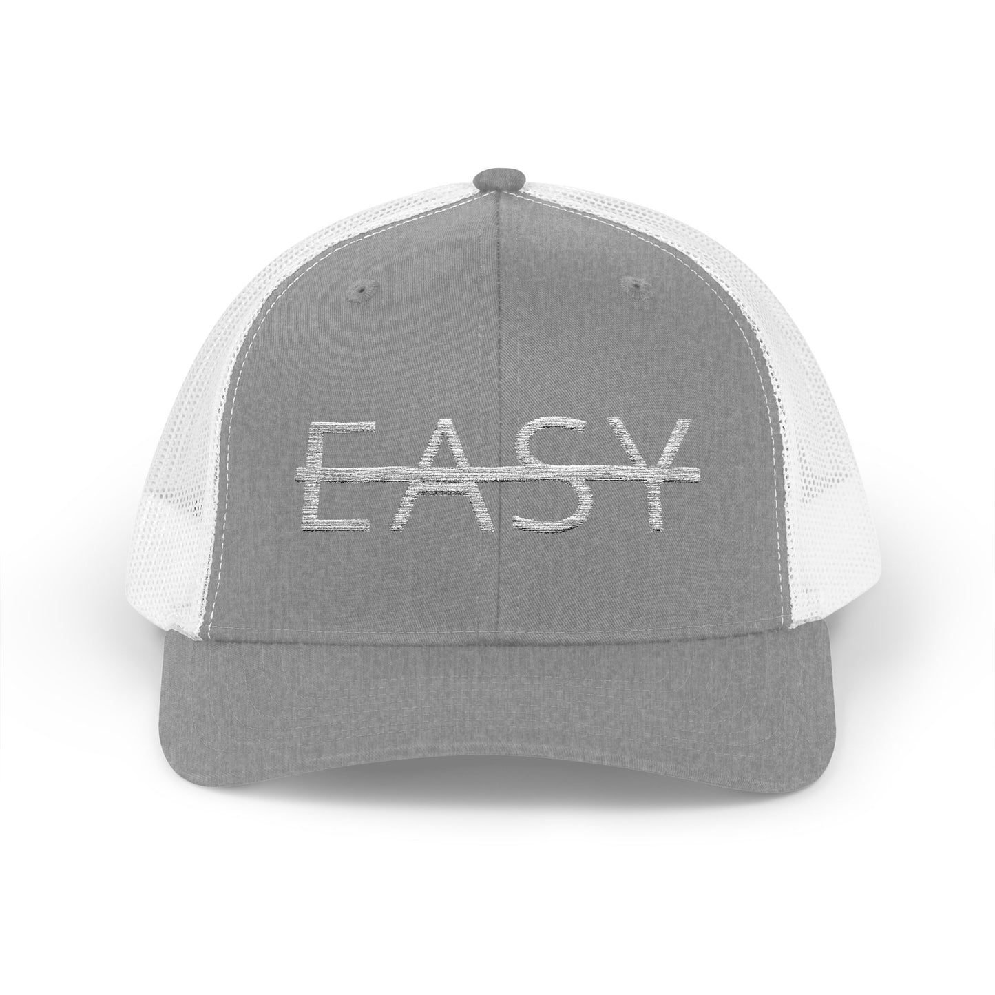 Unisex Not Easy Snapback Trucker Cap - Embroidered