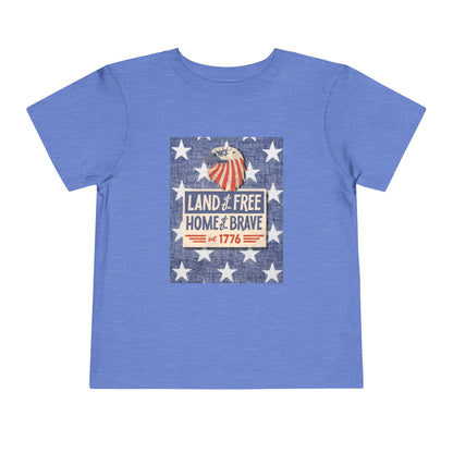 Land of the free Tee - Toddler Graphic T-Shirt