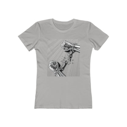 Chrome Chain Break Tee - Women’s Boyfriend Fit Celebration T-Shirt