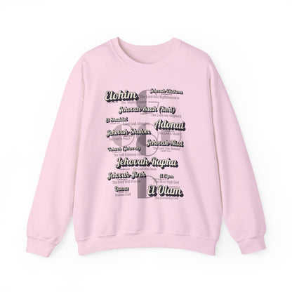 Names of God - Graphic Crewneck Sweatshirt