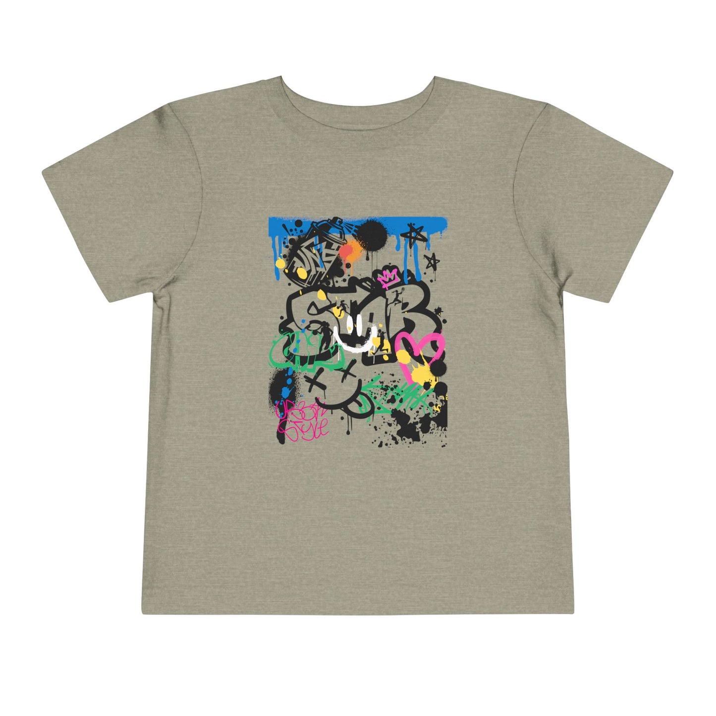 Graffiti Girls  B Ball Tee - Graphic Toddler T-Shirt