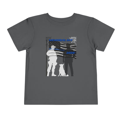 Memorial Day Police 26 Tee — Toddler Graphic T-Shirt