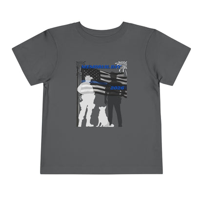 Memorial Day Police 26 Tee — Toddler Graphic T-Shirt